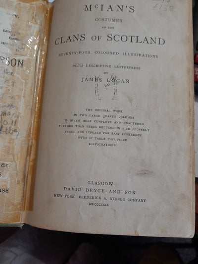 McIans Clans of Scotland 1899