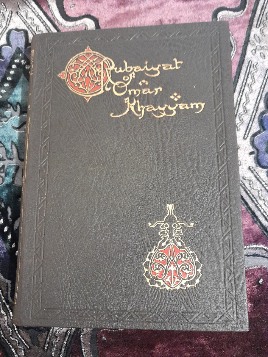 Livre Rubaiyat D'Omar Khayyam - Édition 1928 Fitzgerald - Illustré, Avec étui - Occasion