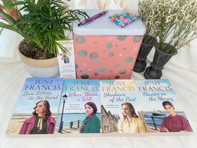 june francis books gift in a tin