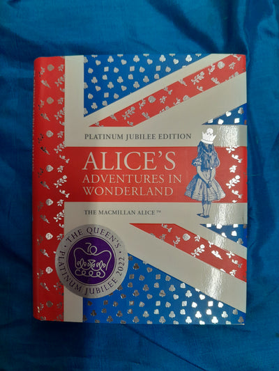 Alice in wonderland platinum jubillee edition hardback silver foil page ends