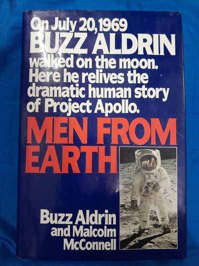 Buzz Aldrin SIGNED book Men From Earth