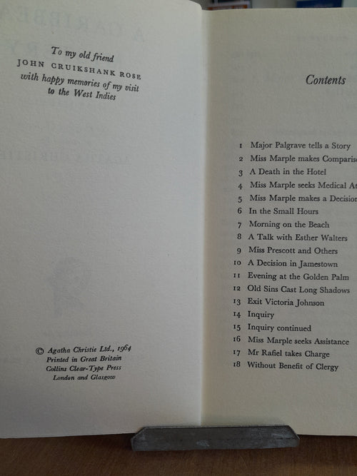 Caribbean-Mystery-Agatha-Christie-First-Edition-1964