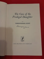 The Case of the Prodigal Daughter Author Signed Christopher Bush First SA Edition 1969