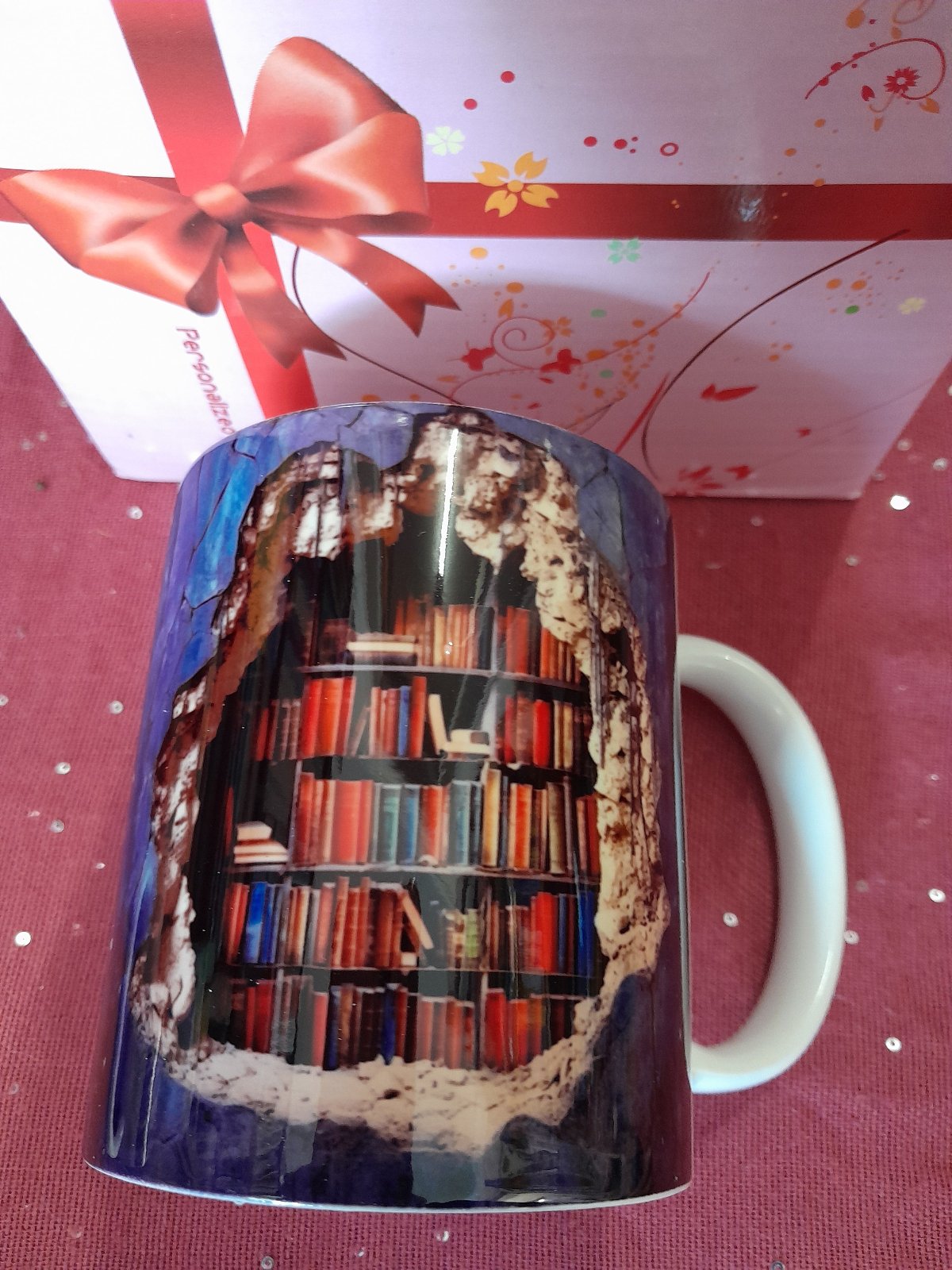 Secret Library 3d books coffee mugs