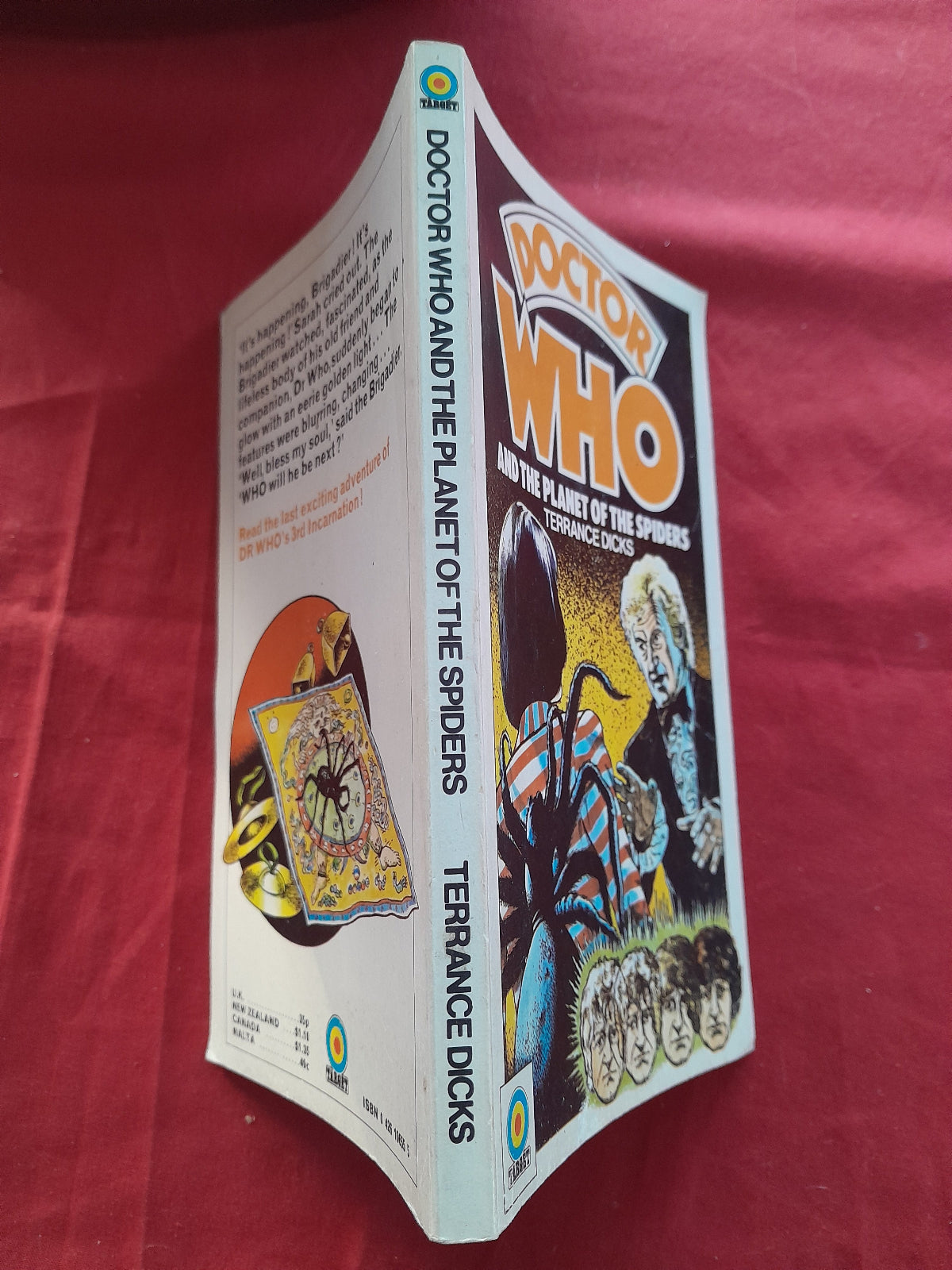 Doctor Who Planet of the Spiders Target paperback