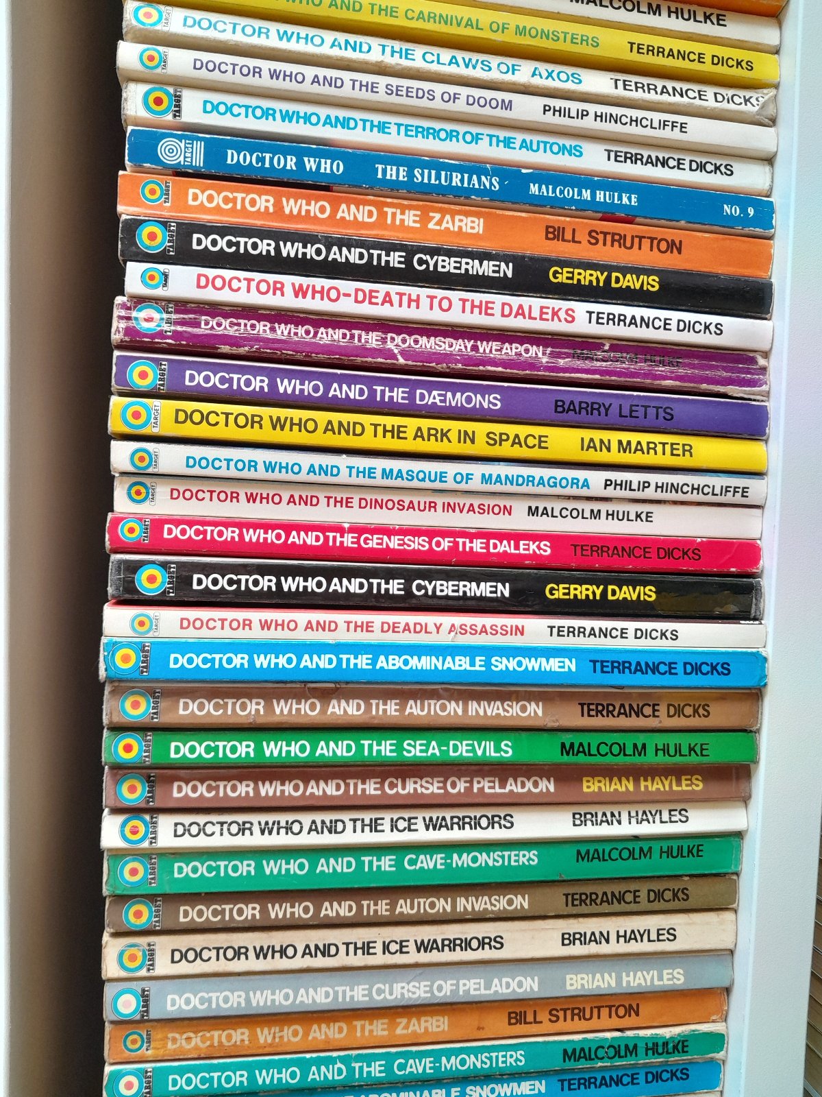 Doctor Who TArget Vintage paperbacks