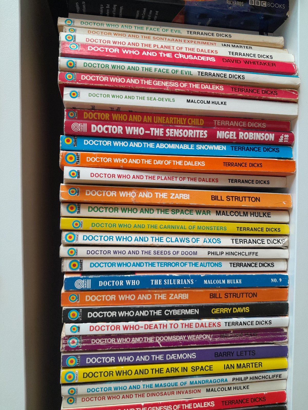 Doctor Who Target vintage paperbacks