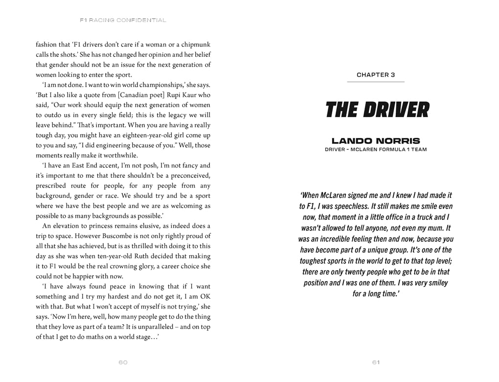 F1 racing confidential