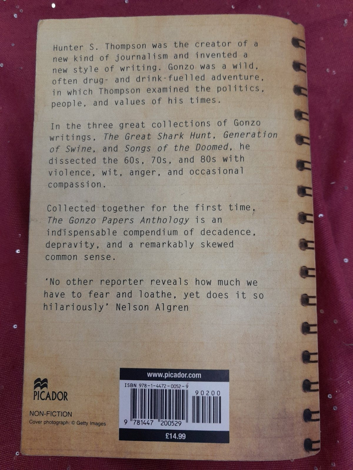 The Gonzo Papers Hunter S Thompson