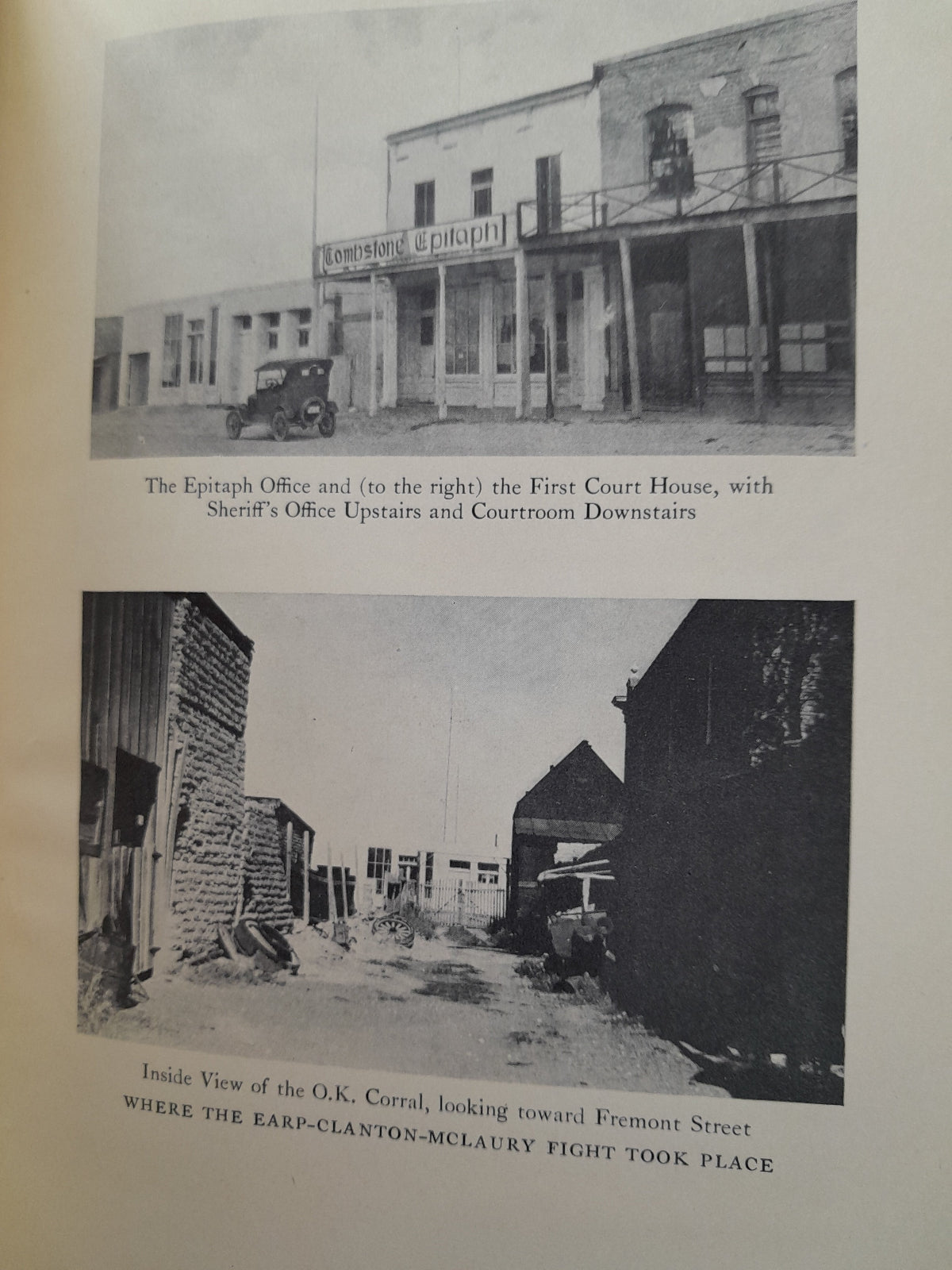Helldorado Story of Tombstone First Edition Hardback