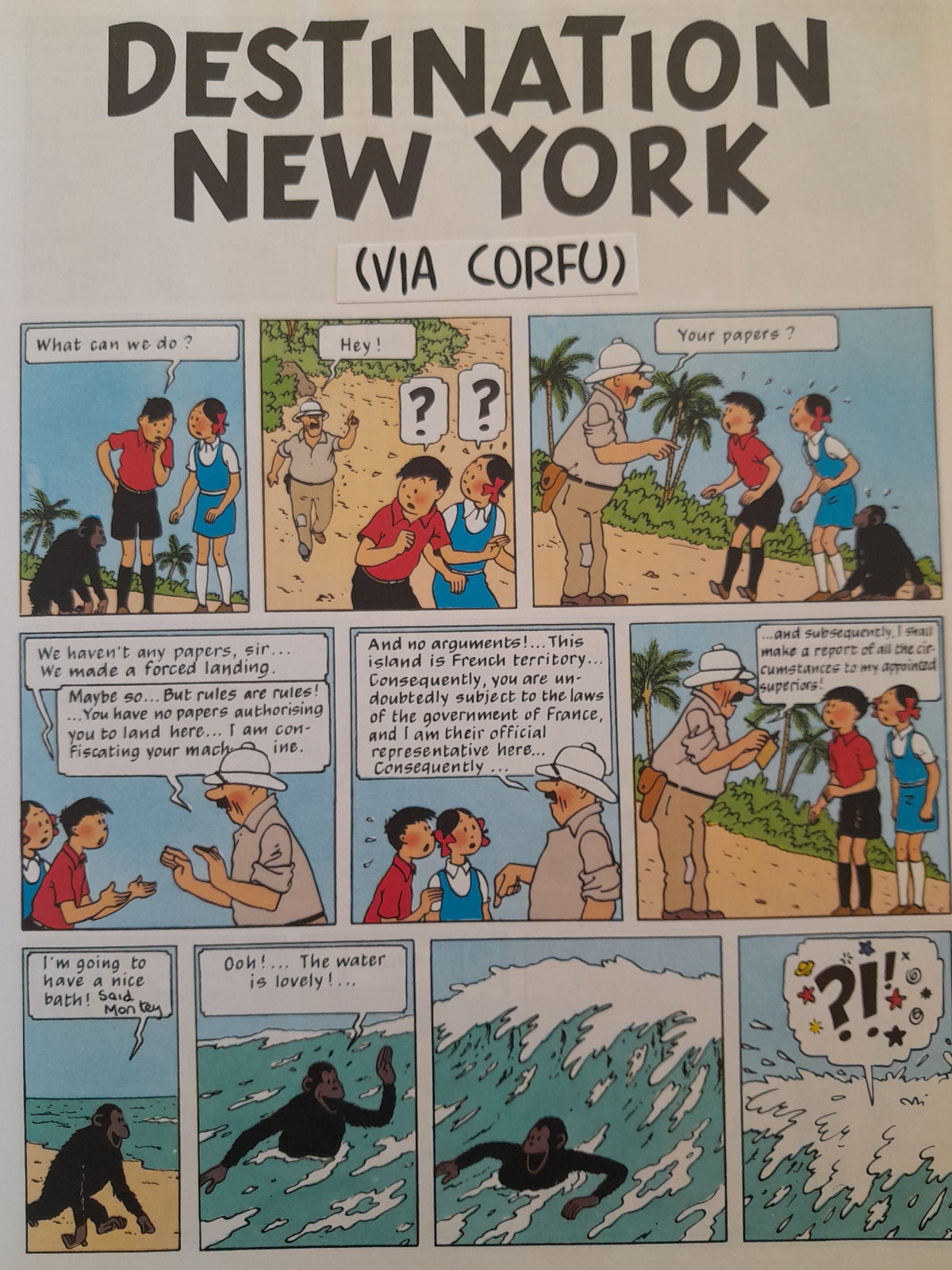 Herge -Destination-new-york