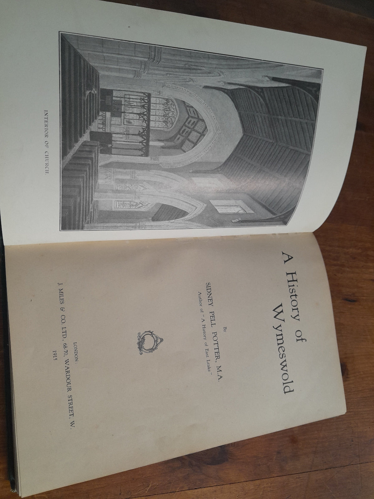 history of Wymeswold - Potter- First Edition