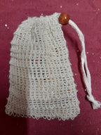 Easy hold soap in a bag for Parkinsons Sufferers
