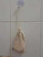 Easy hold soap in a bag for Parkinsons Sufferers