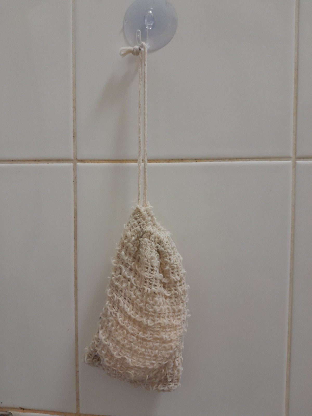 Easy hold soap in a bag for Parkinsons Sufferers