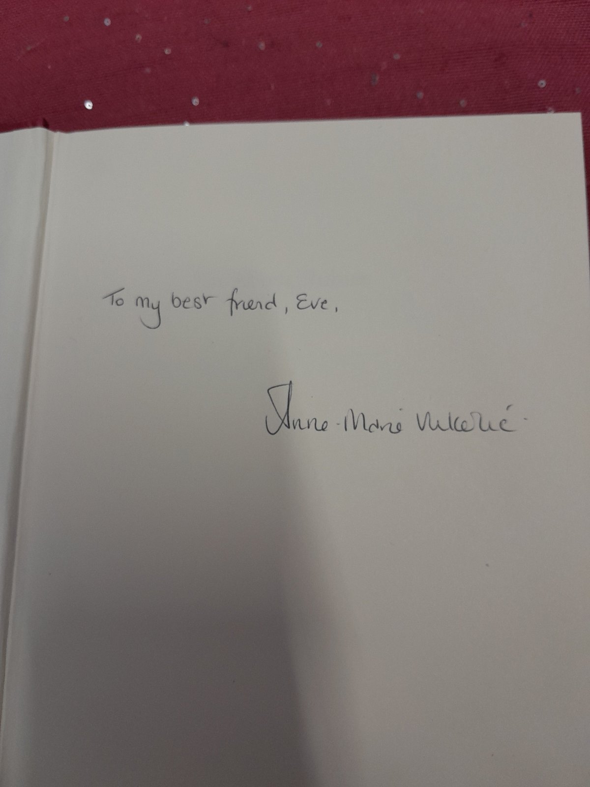signed by anne marie vukelic