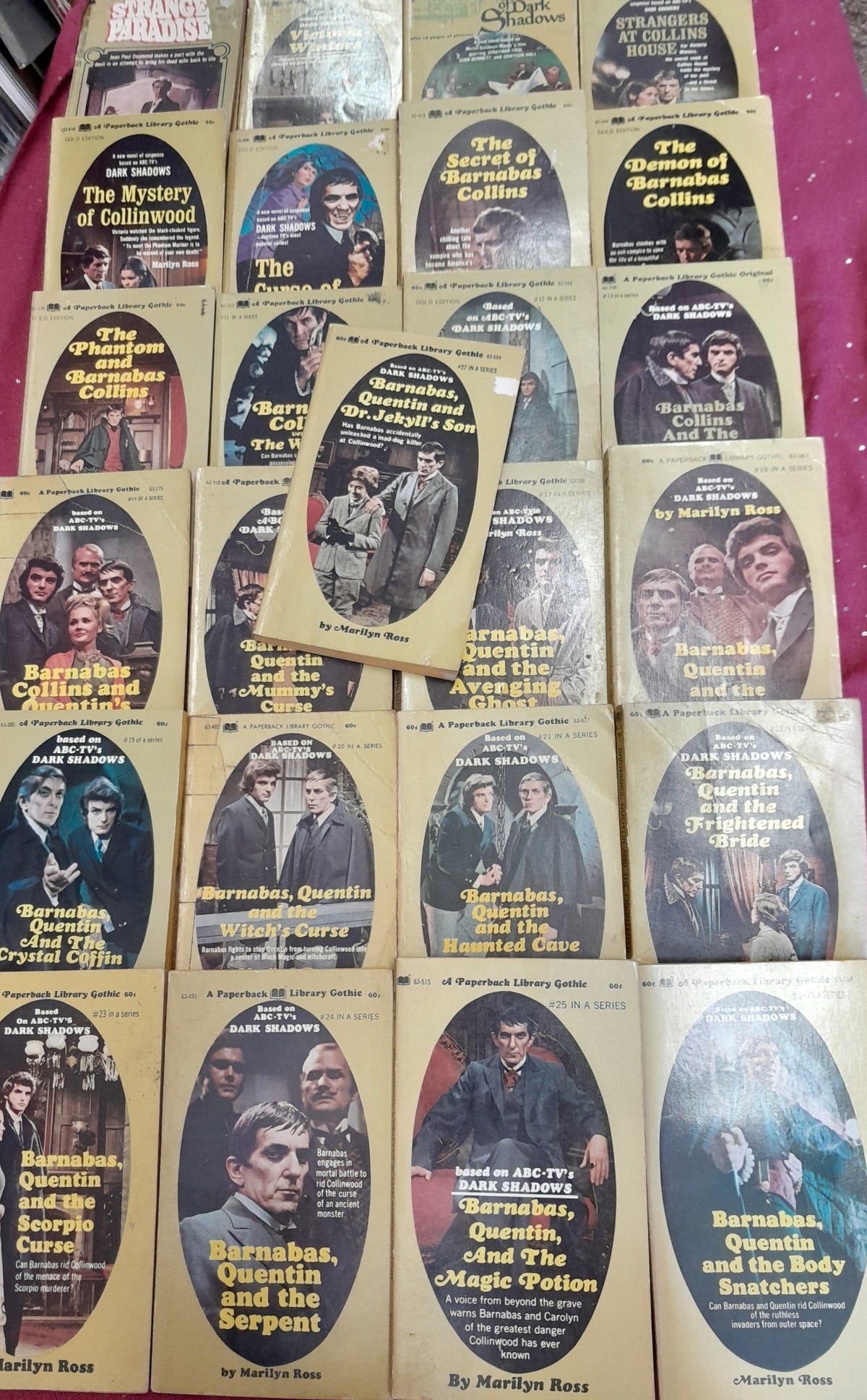 Barnabas Collins Dark Shadows books