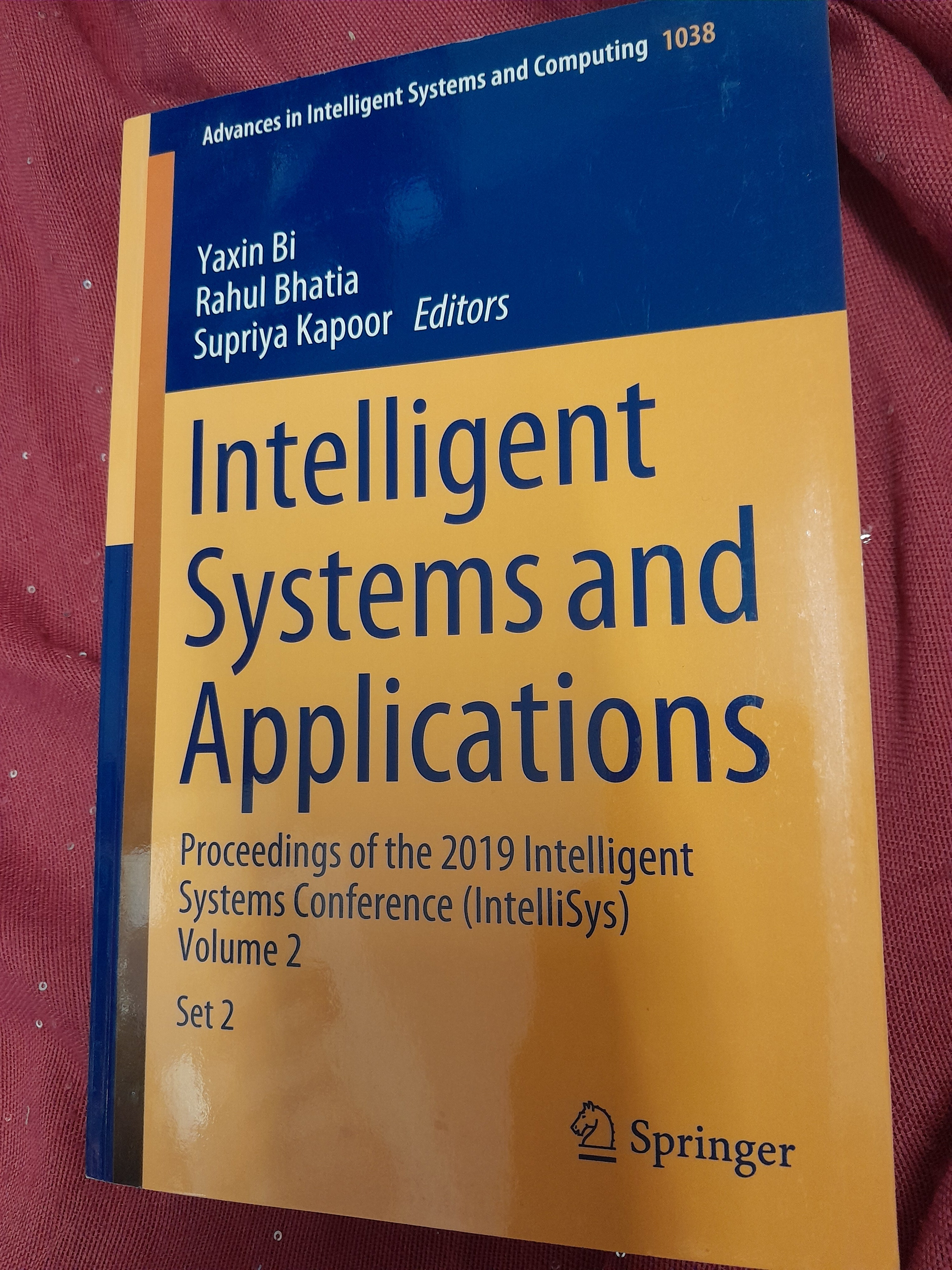 intelligent systems and applications vl 2 set 2