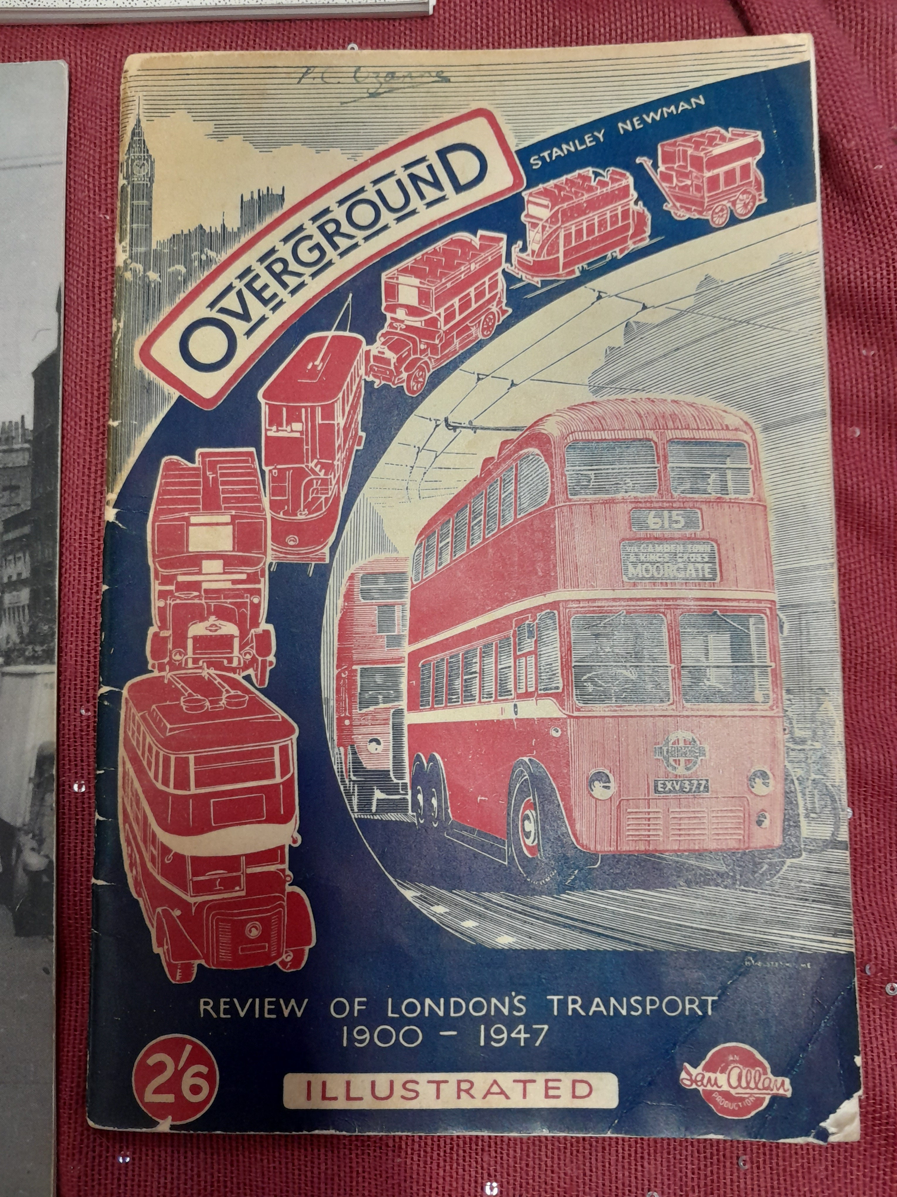 Trams in London Books - Old Curiosity Bookshop