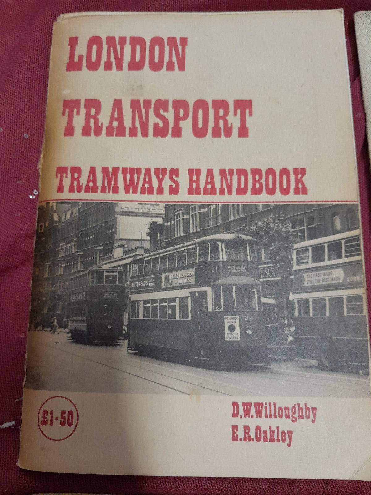 London Transport Tramways Hondbook