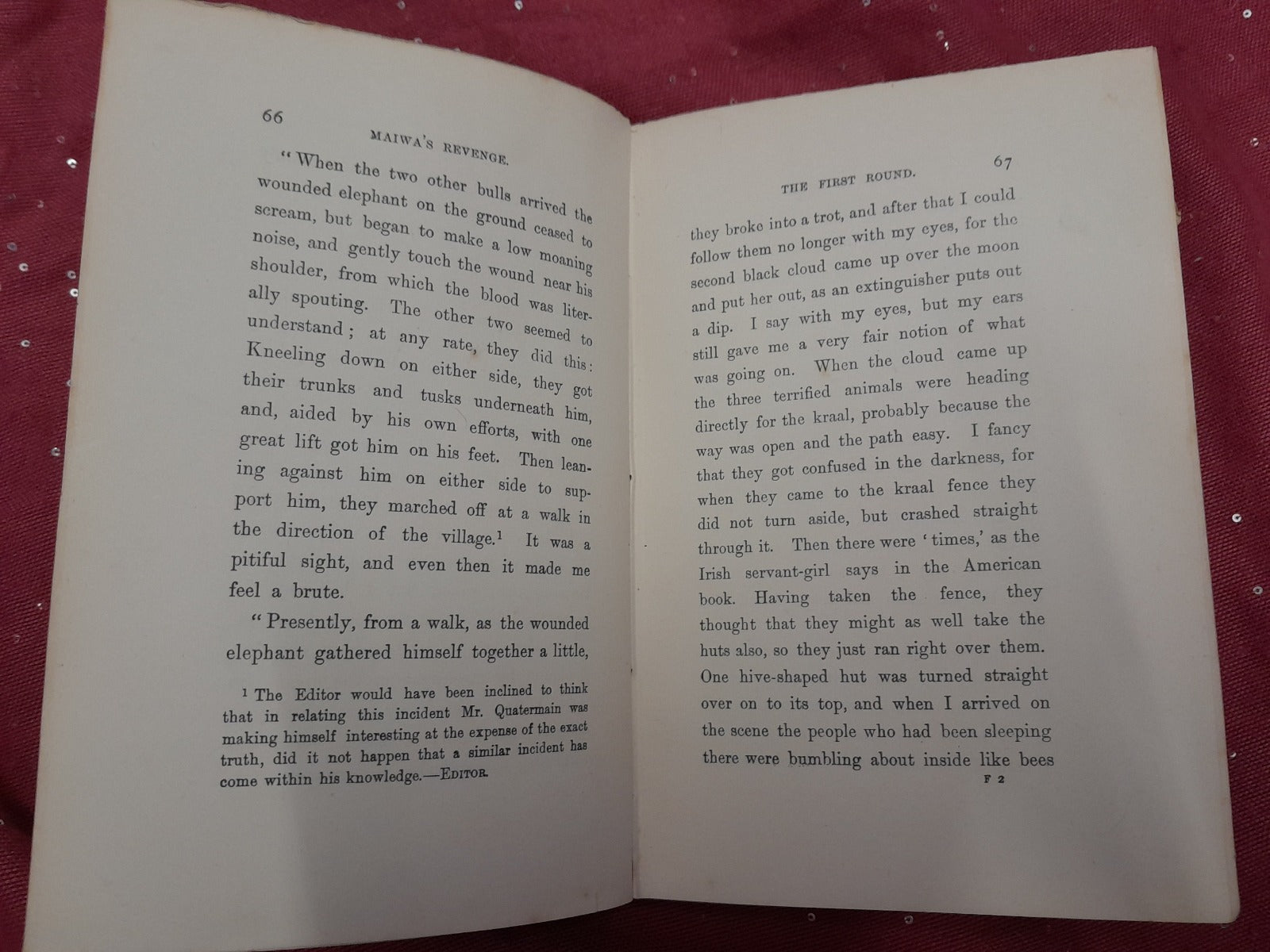 Maiwas Revenge by Rider Haggard FIRST EDITION