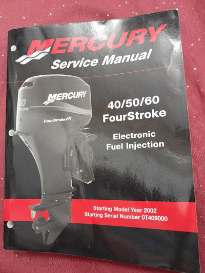 Mercury service manual 40/50/60 fourstroke EFI