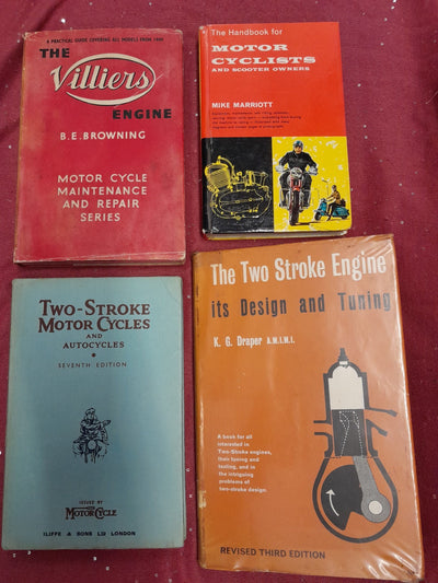 Vintage motor cycle maintenance books