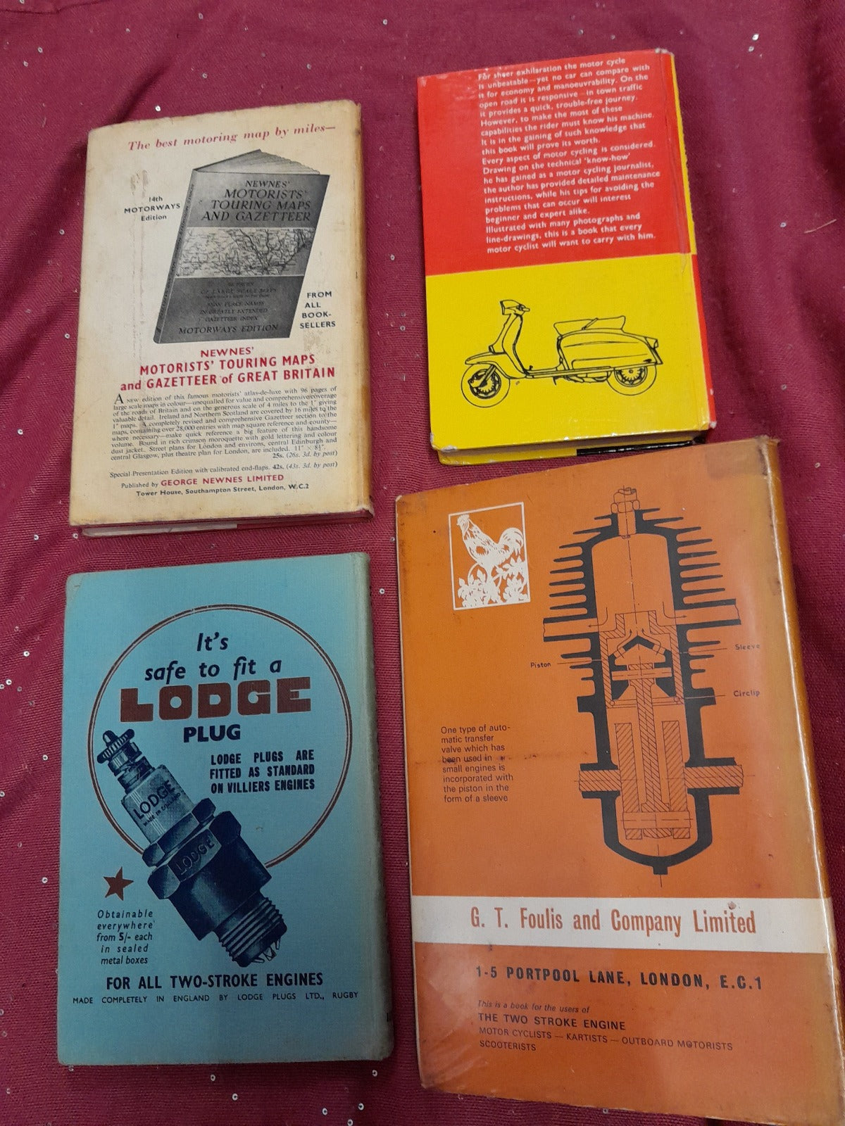 vintage motor cycle maintenance books