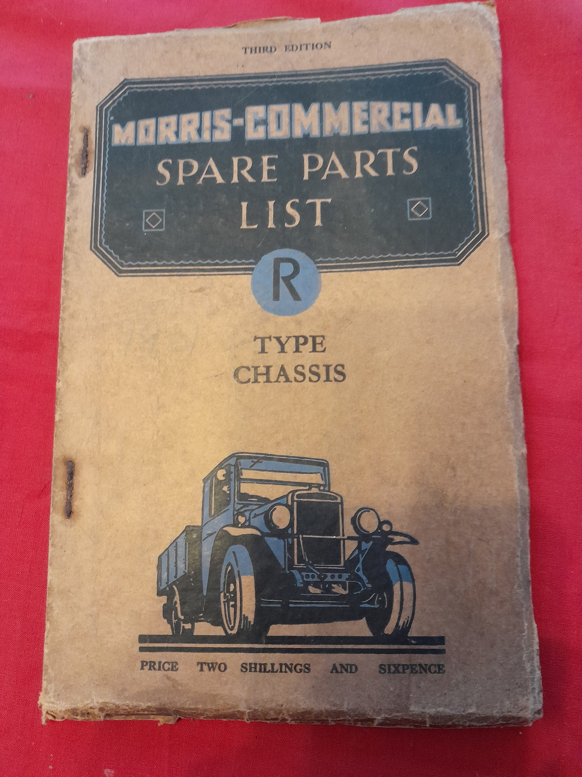 R Type Morris Commercial Parts List 1931