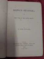 Maiwas Revenge by Rider Haggard FIRST EDITION