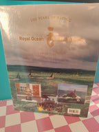 Product packaging with 'Royal Ocean Racing Club' branding on a checkered background