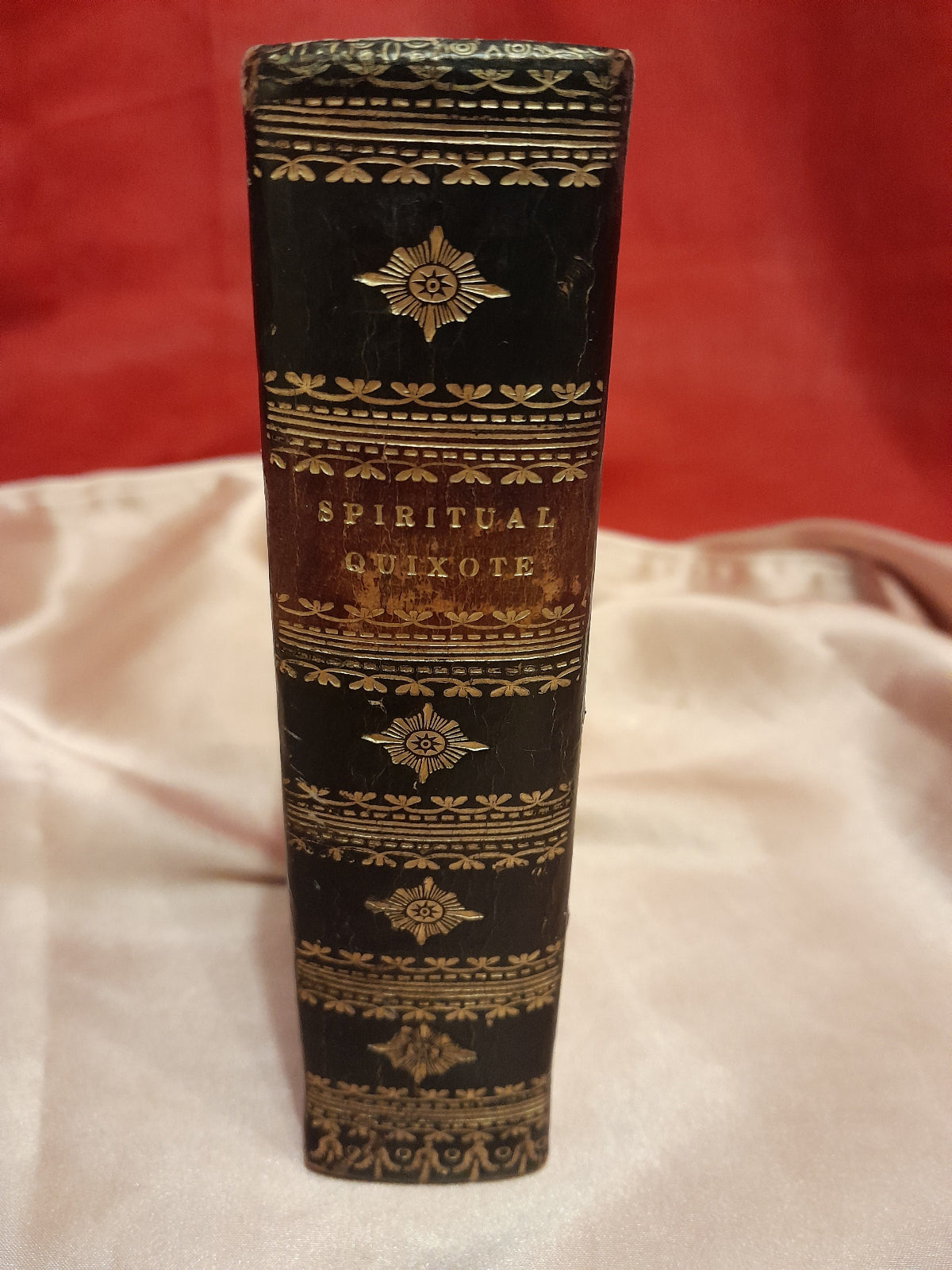 Spiritual Quixote Geoffry Wildgoose 1816 Miniature 5x3 qtr leather