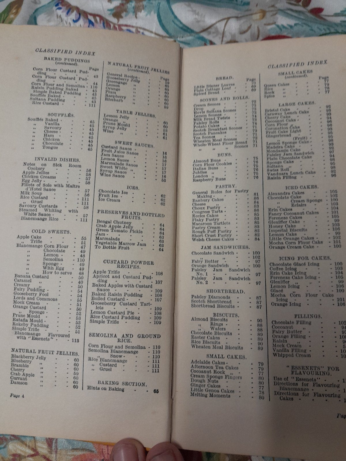 vintage cookery book