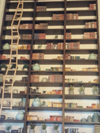 Vintage bookshelf