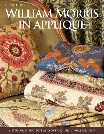 6 projects and 40 designs william morris applique