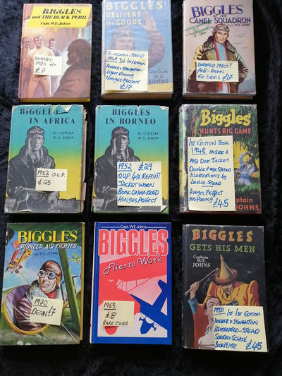 Biggles Vintage Hardbacks Old Curiosity Bookshop