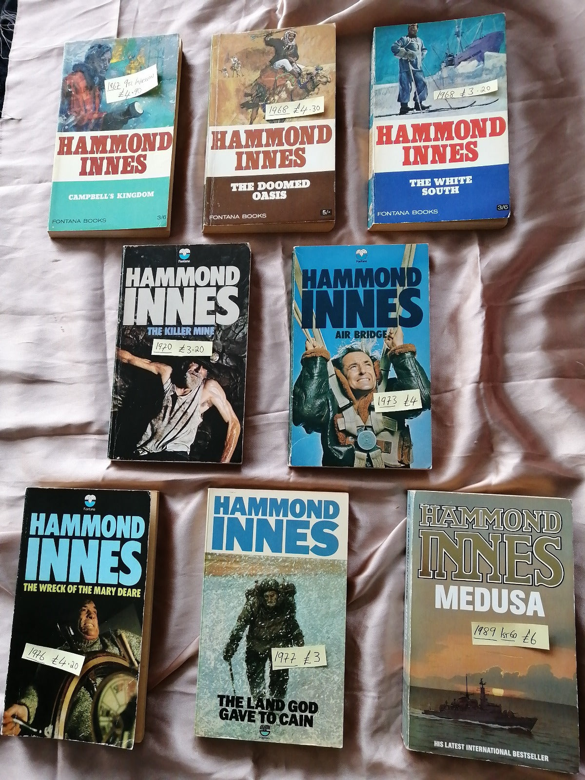 Hammond Innes Vintage Paperbacks