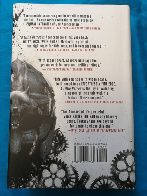 A Little Hatred Hardback Joe Abercrombie