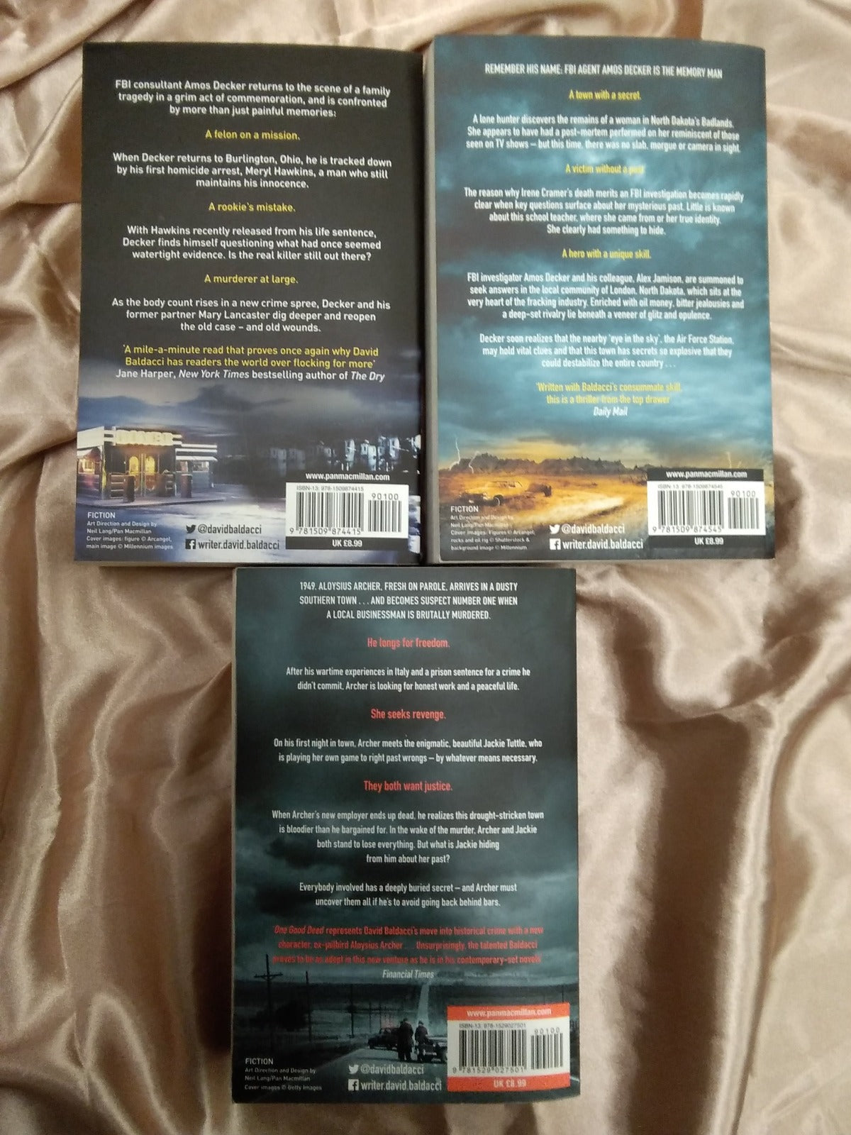 Baldacci Crime Thrillers Book Pack - Old Curiosity Bookshop