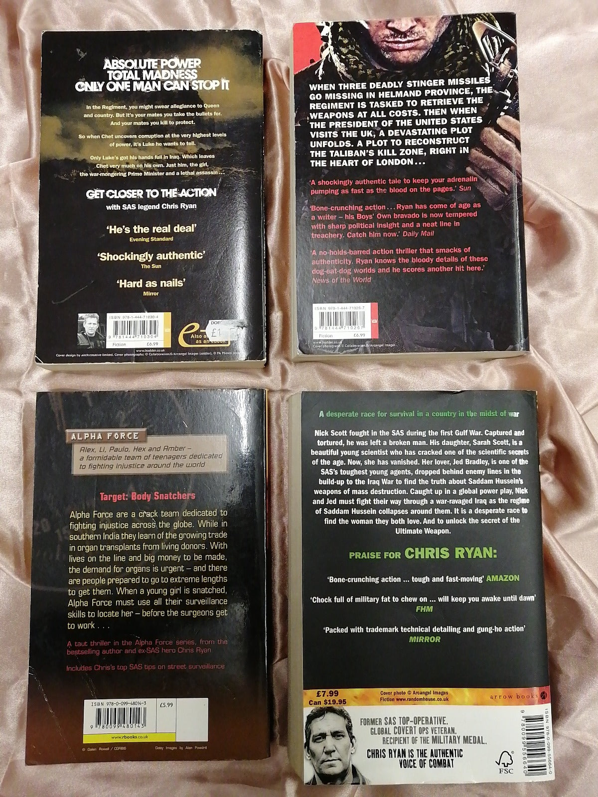 Chris Ryan SAS Action Book Pack - Old Curiosity Bookshop