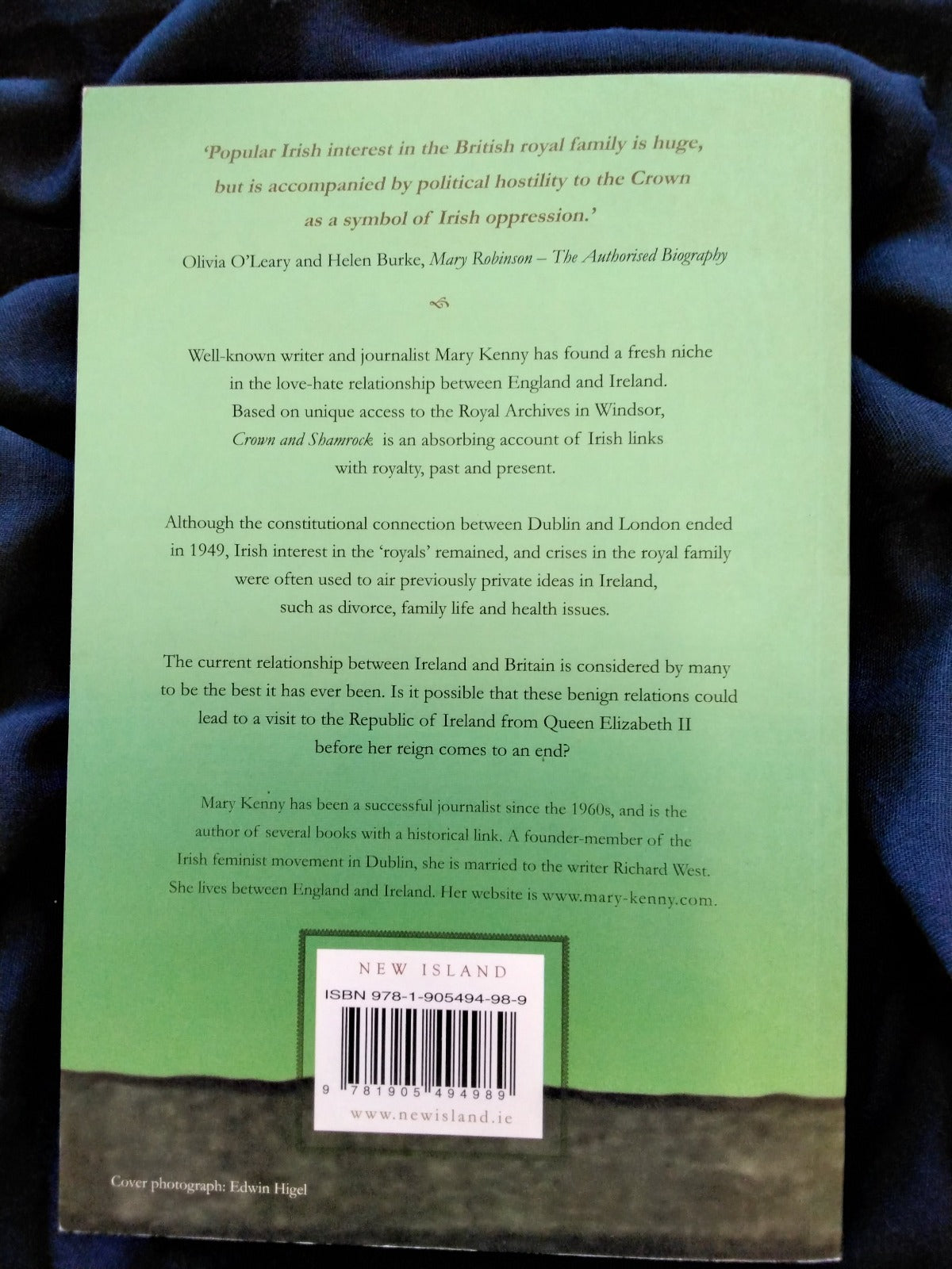 Crown and Shamrock Mary Kenny Author Signed