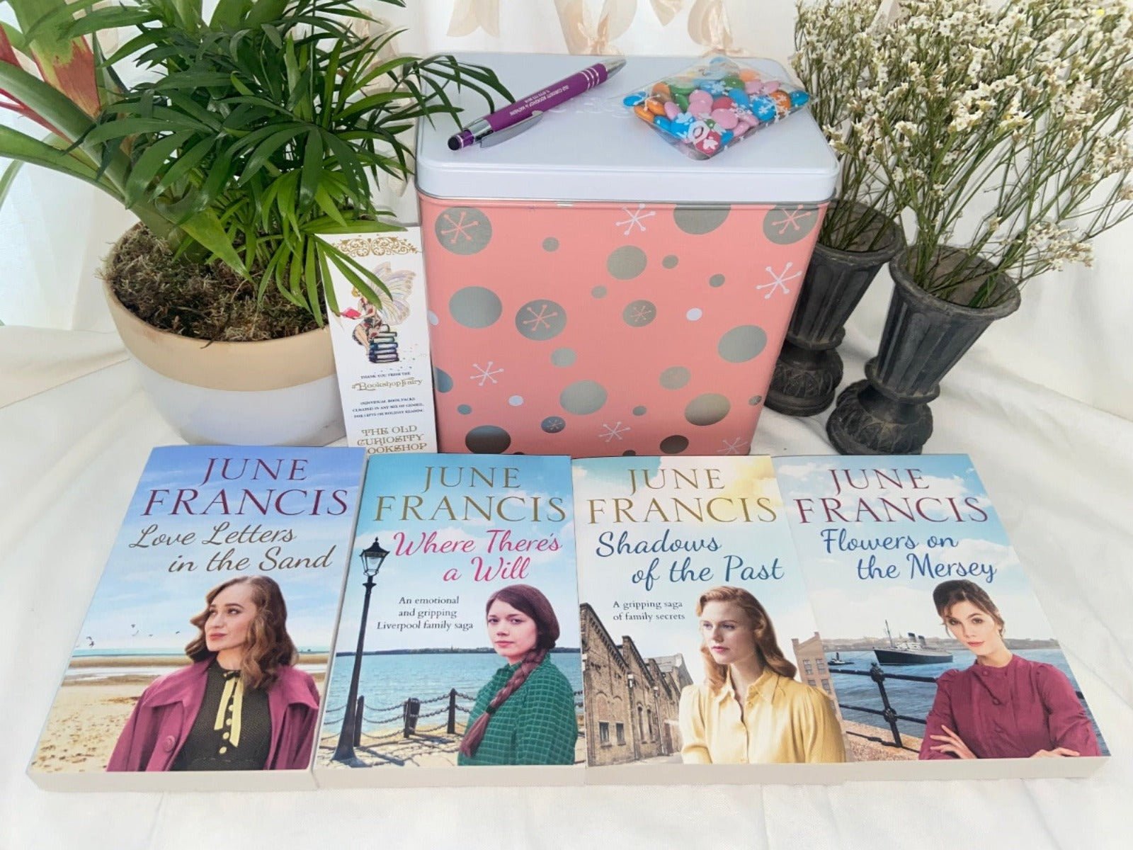 june francis books gift in a tin