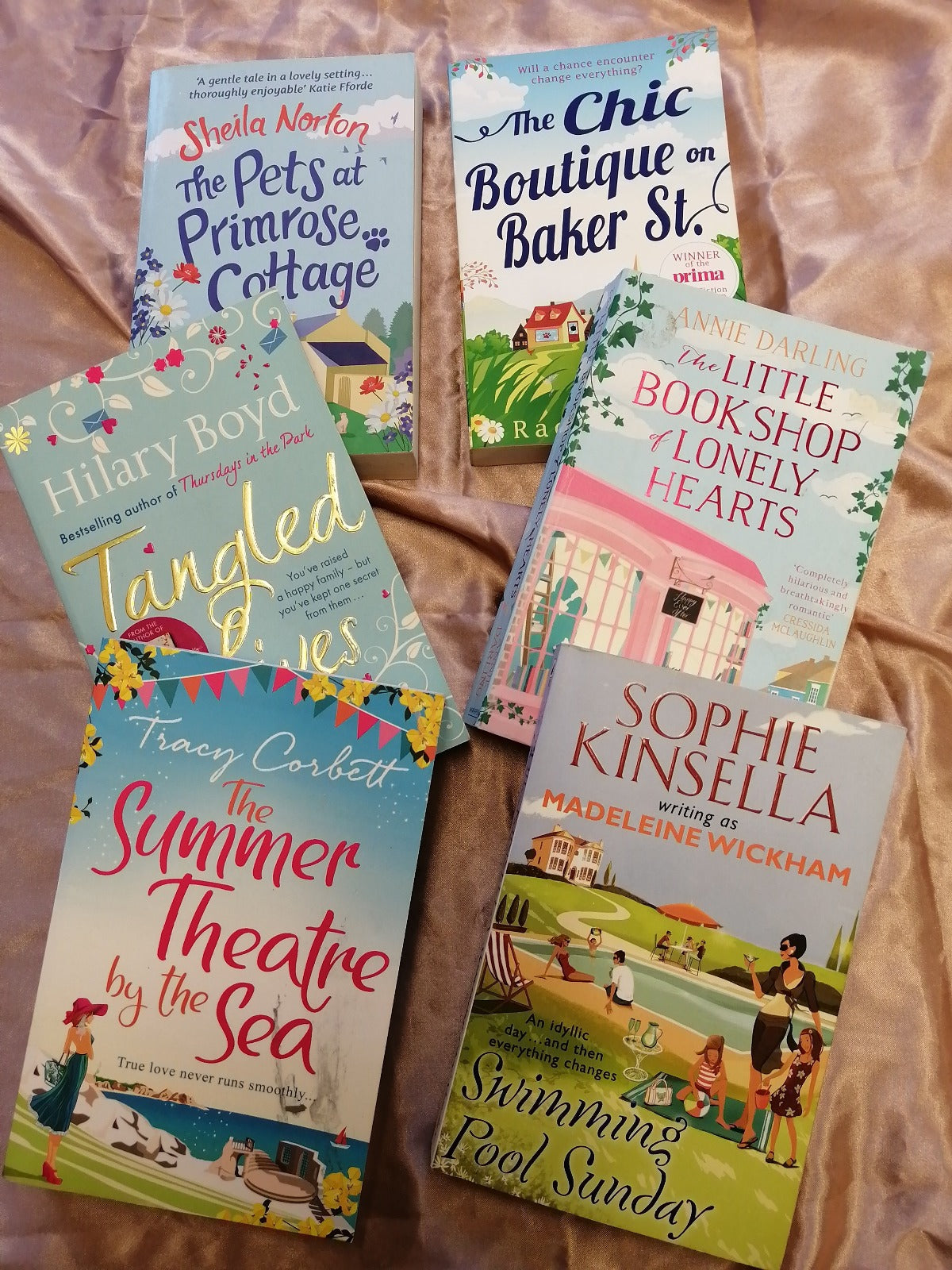 Happy Pack 6 x Fiction Paperbacks - Old Curiosity Bookshop