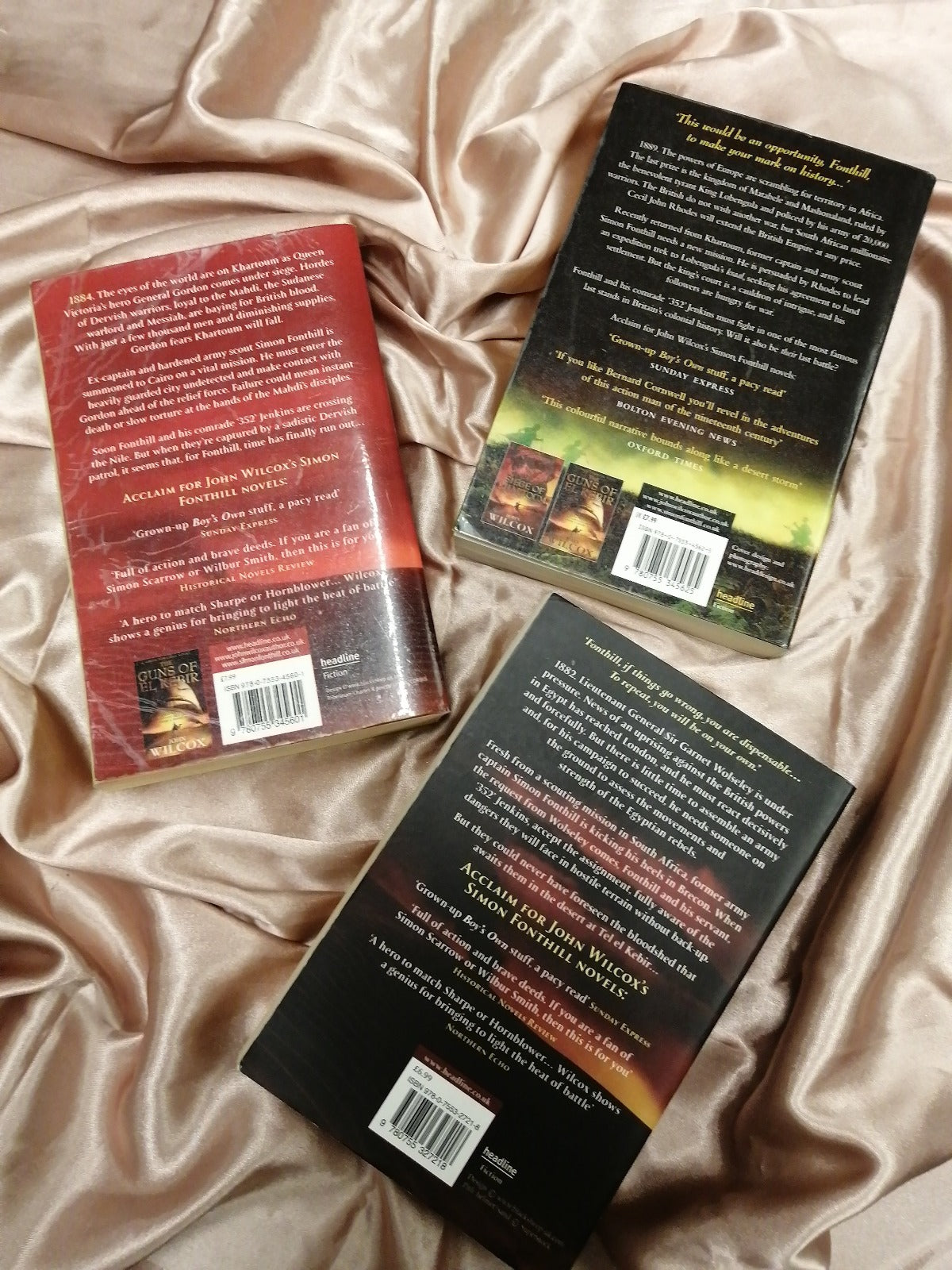 Historical Fiction John Wilcox Book Pack - Old Curiosity Bookshop