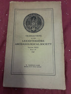 Leicestershire Archaeological Society Transactions - Old Curiosity Bookshop
