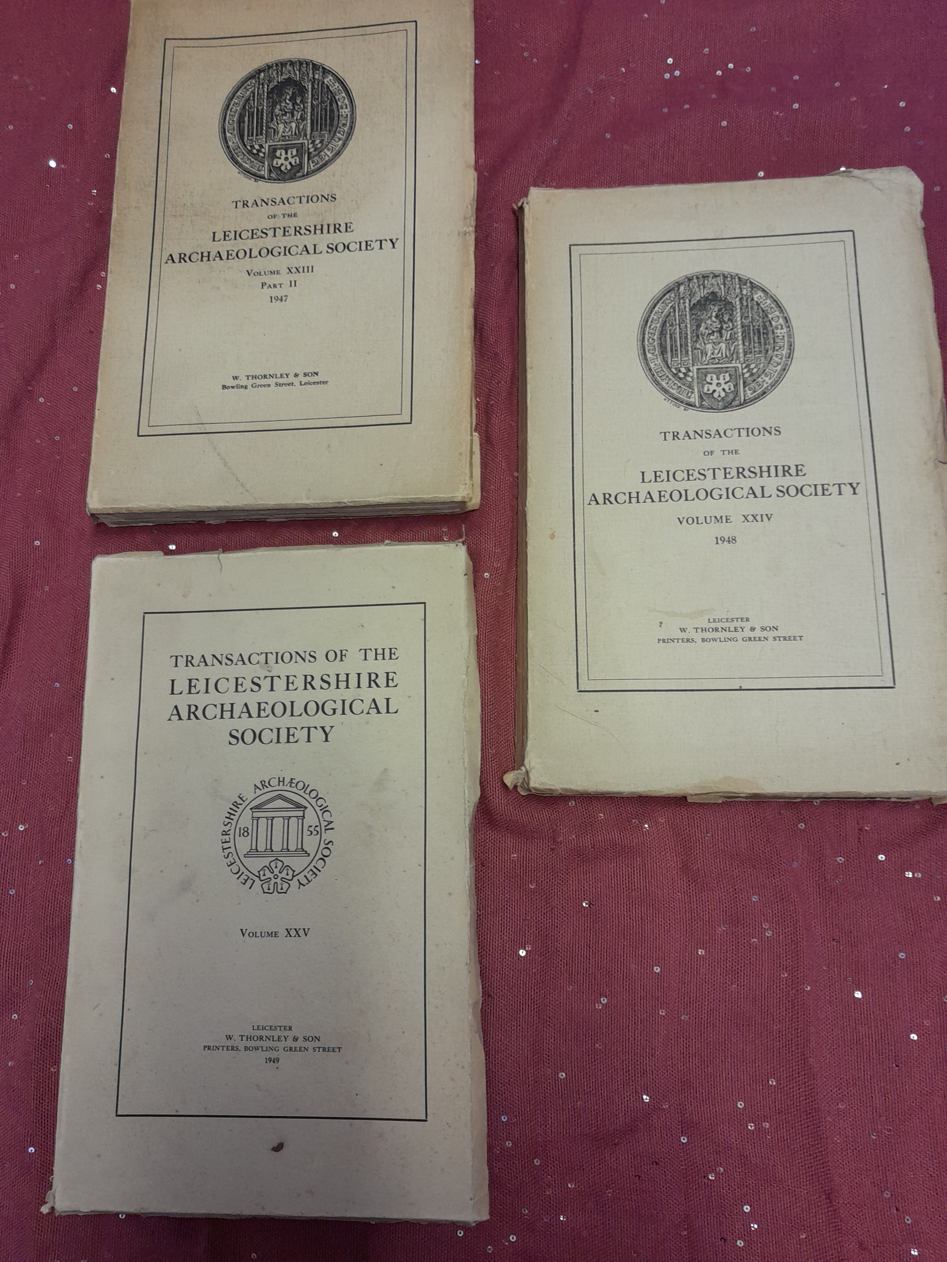 Leicestershire Archaeological Society Transactions - Old Curiosity Bookshop