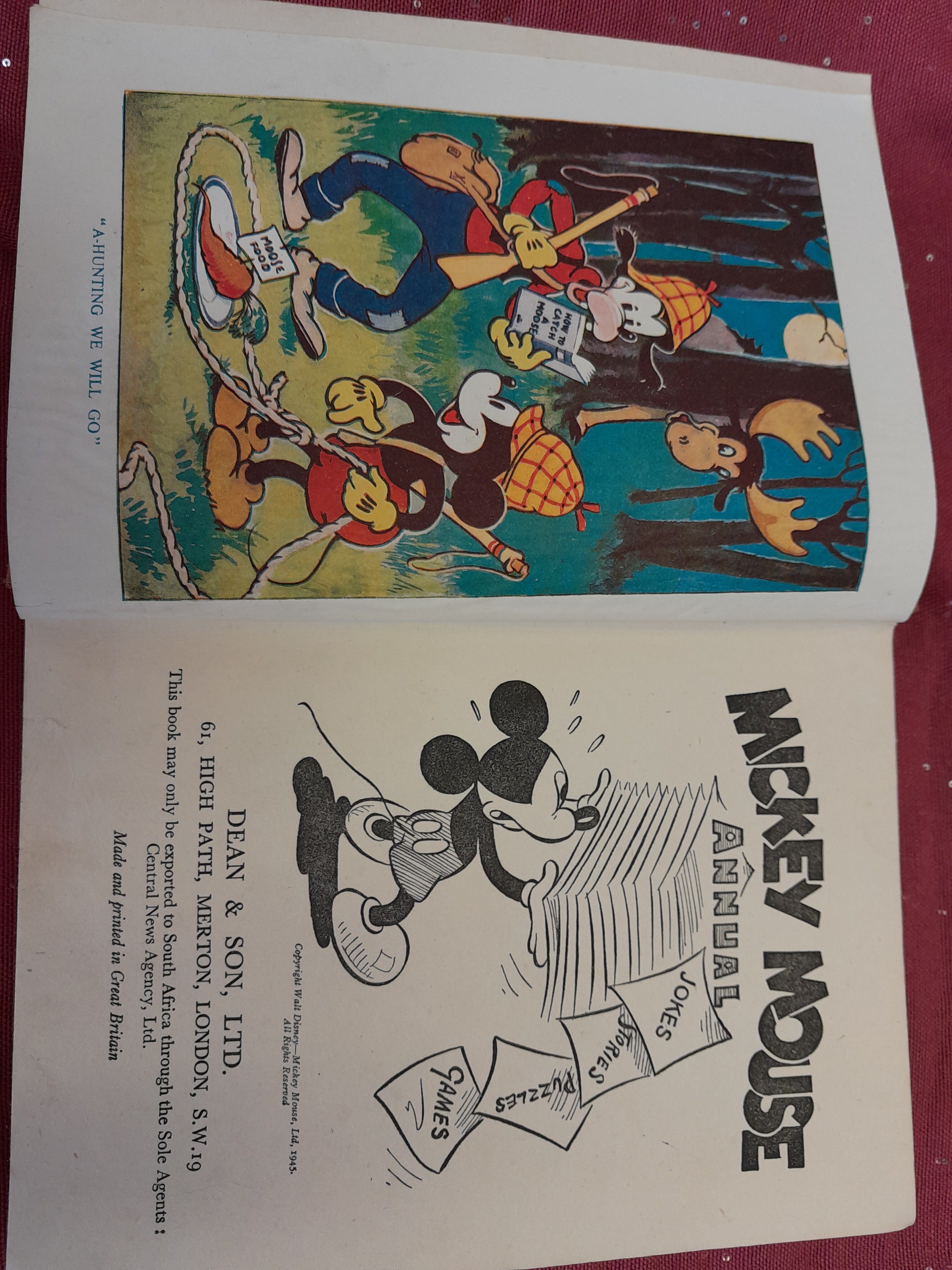 Mickey Mouse Vintage Annual 1945-1946