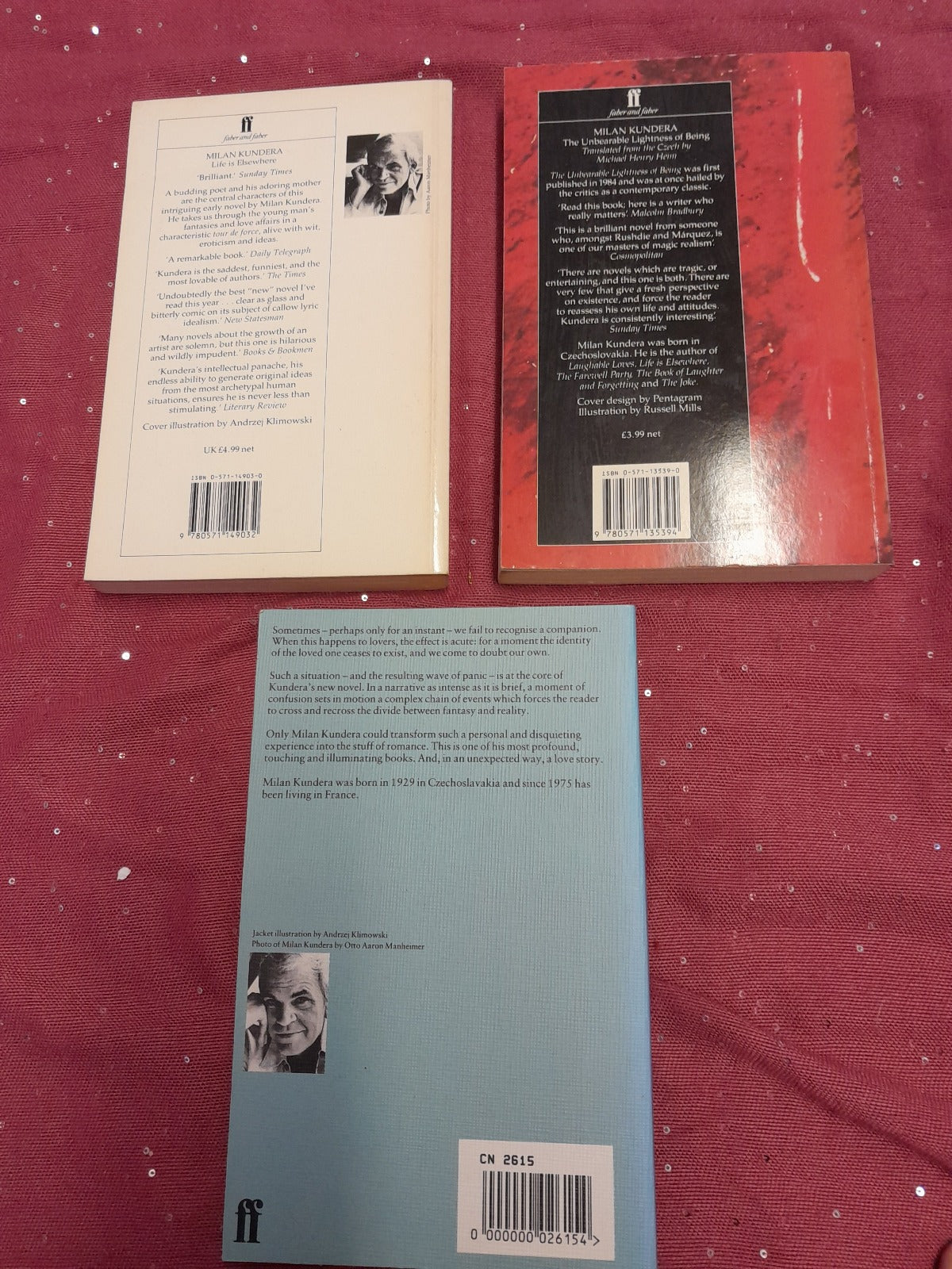 Milan Kundera Books