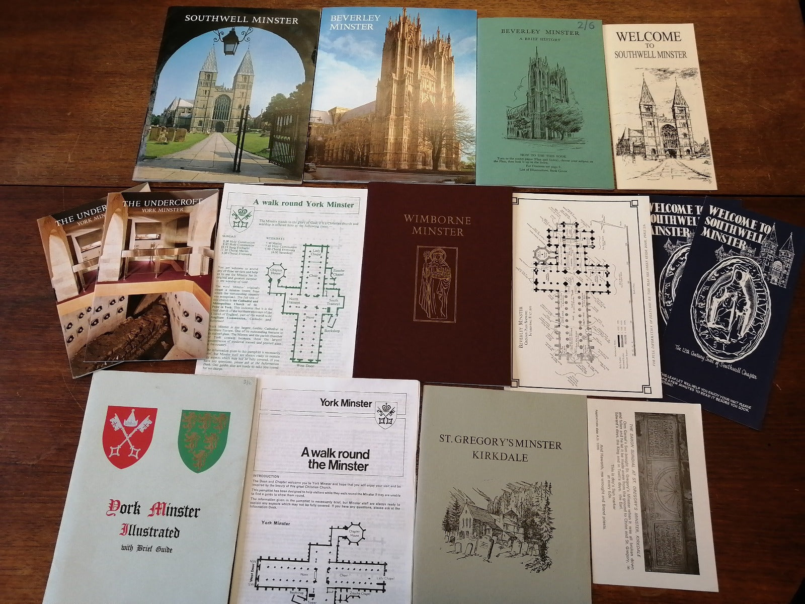 Minster Guide Books Leaflets