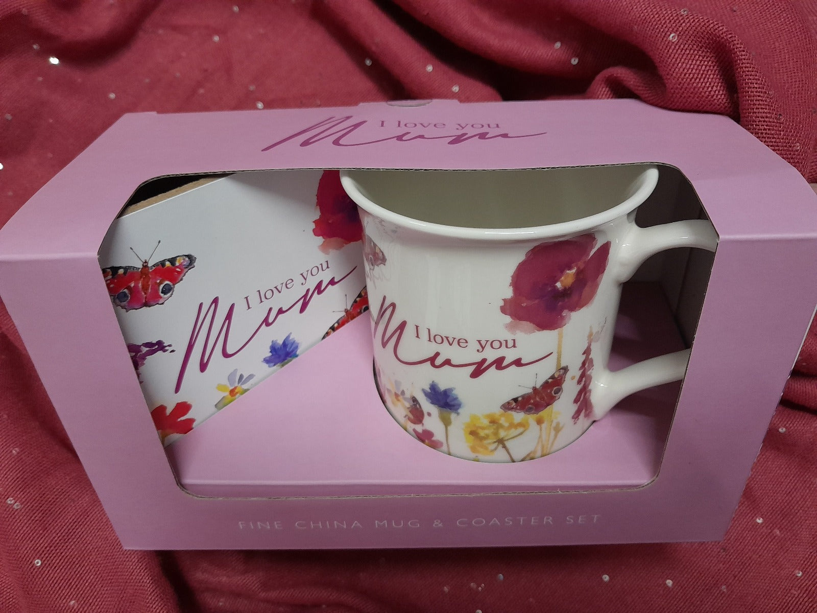 Mothers Day Gift Mug Coaster and Mug